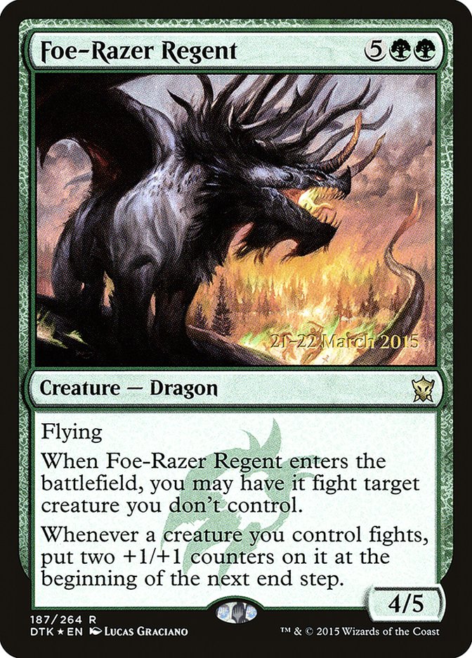 Foe-Razer Regent [Dragons of Tarkir Prerelease Promos] | Mothership Books and Games TX