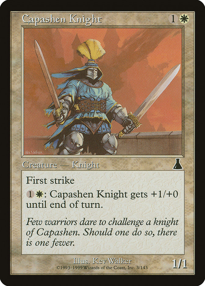 Capashen Knight [Urza's Destiny] | Mothership Books and Games TX