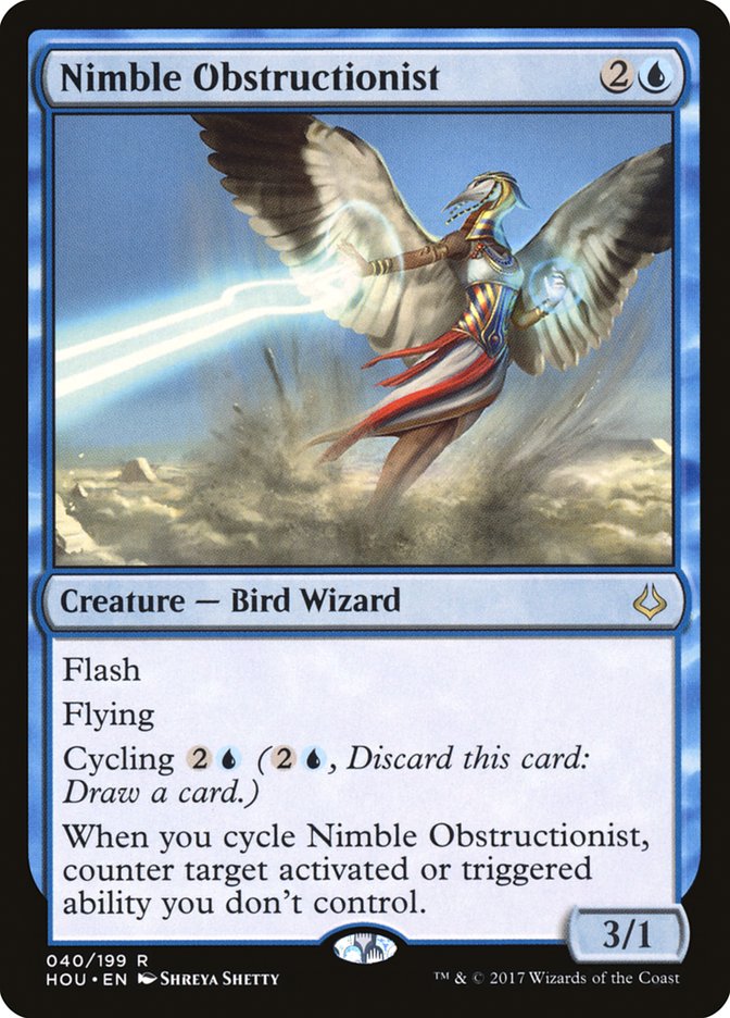 Nimble Obstructionist [Hour of Devastation] | Mothership Books and Games TX