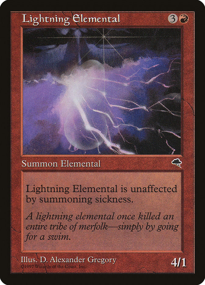 Lightning Elemental [Tempest] | Mothership Books and Games TX