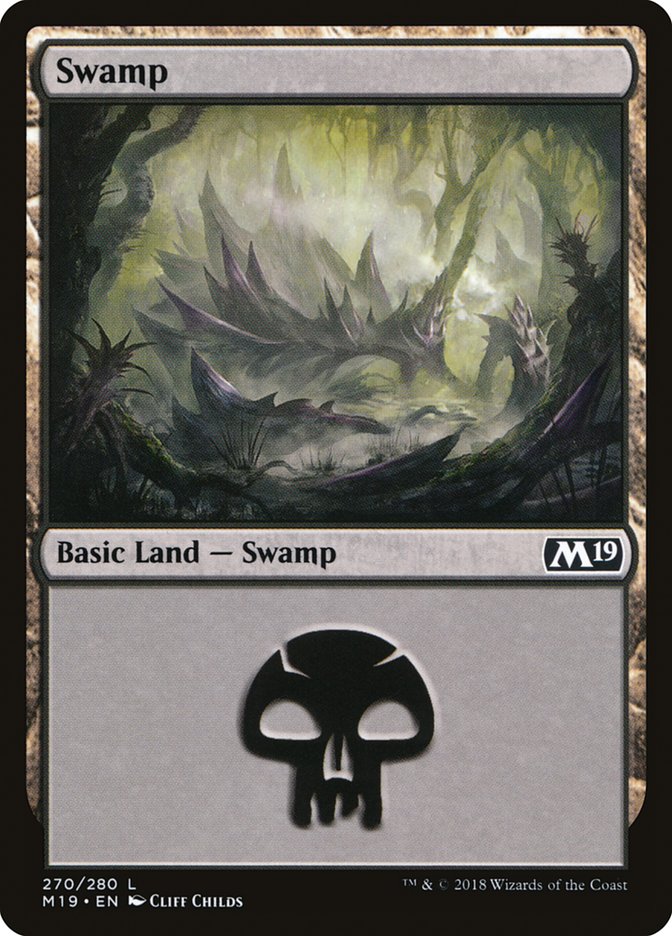 Swamp (270) [Core Set 2019] | Mothership Books and Games TX