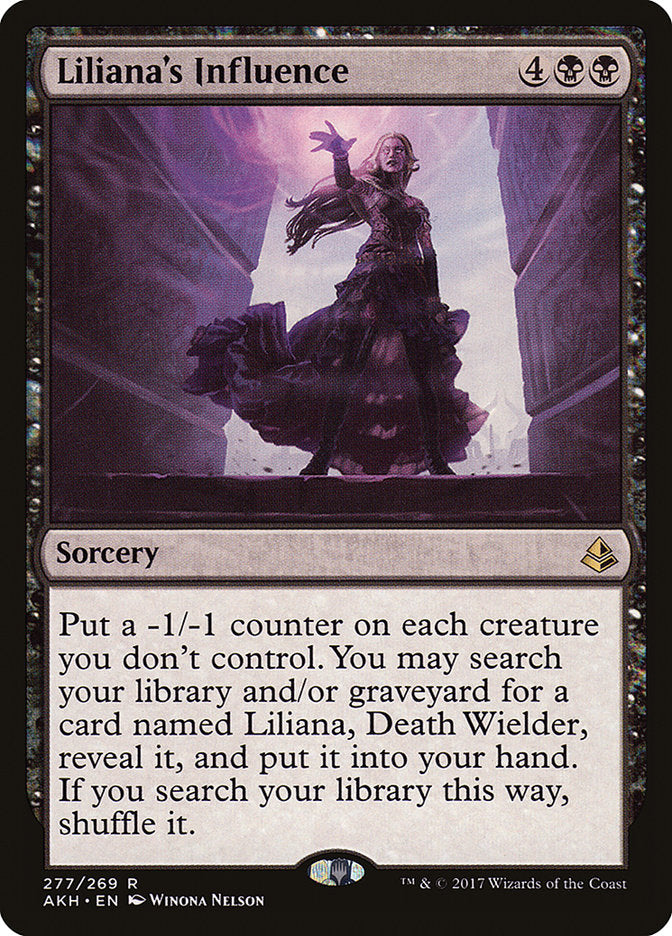Liliana's Influence [Amonkhet] | Mothership Books and Games TX