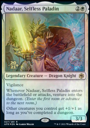 Nadaar, Selfless Paladin D&D: Adventures in the Forgotten Realms Prerelease, Magic