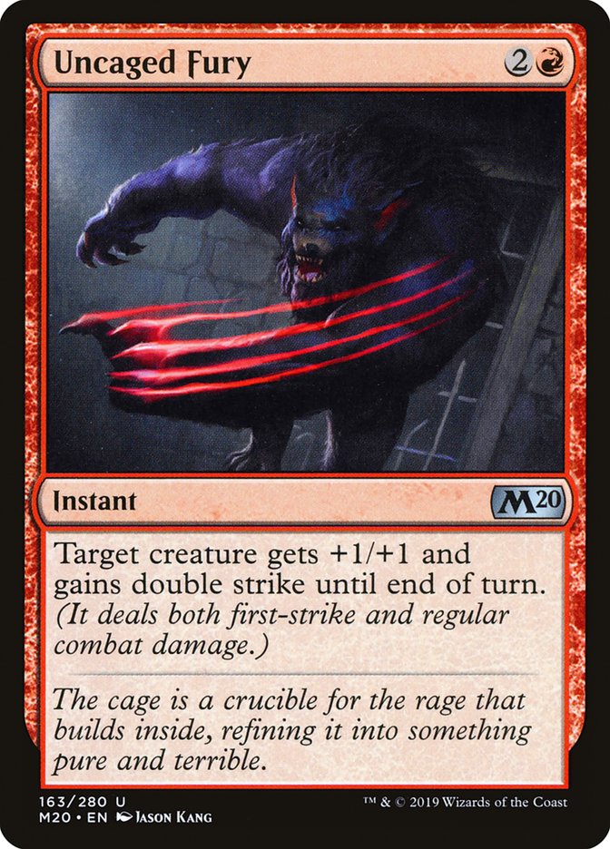 Uncaged Fury [Core Set 2020]