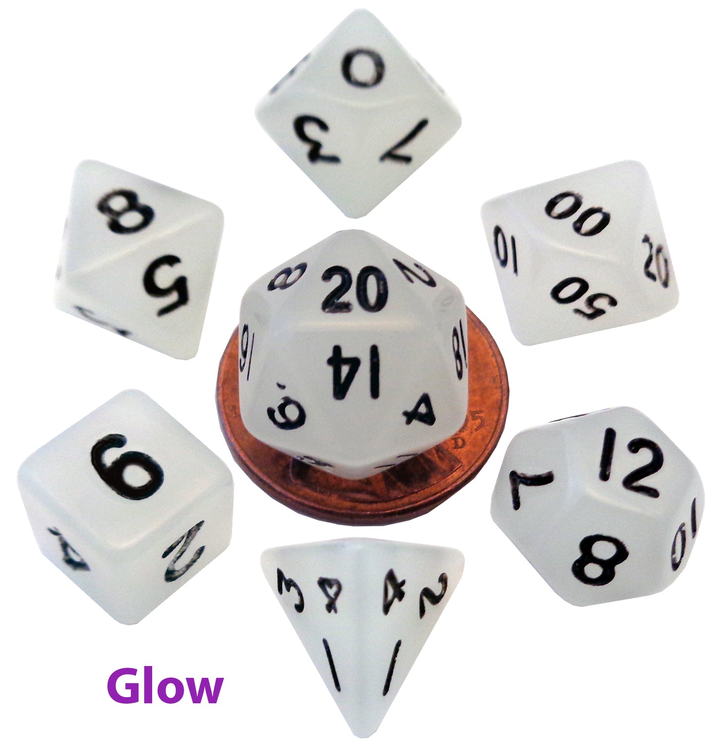 10mm Mini Poly Dice Set