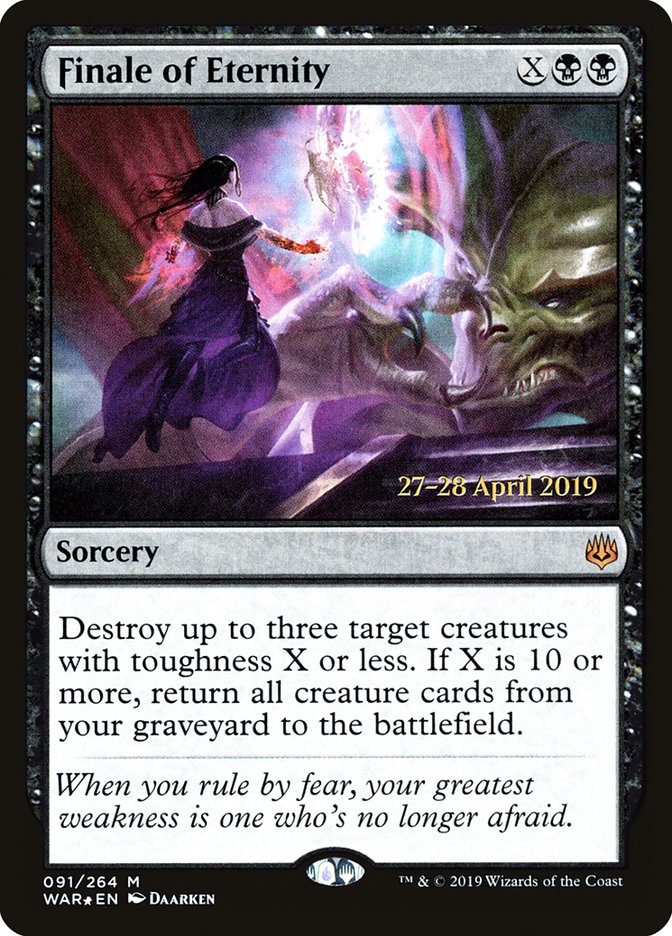 Finale of Eternity [War of the Spark Prerelease Promos] | Mothership Books and Games TX