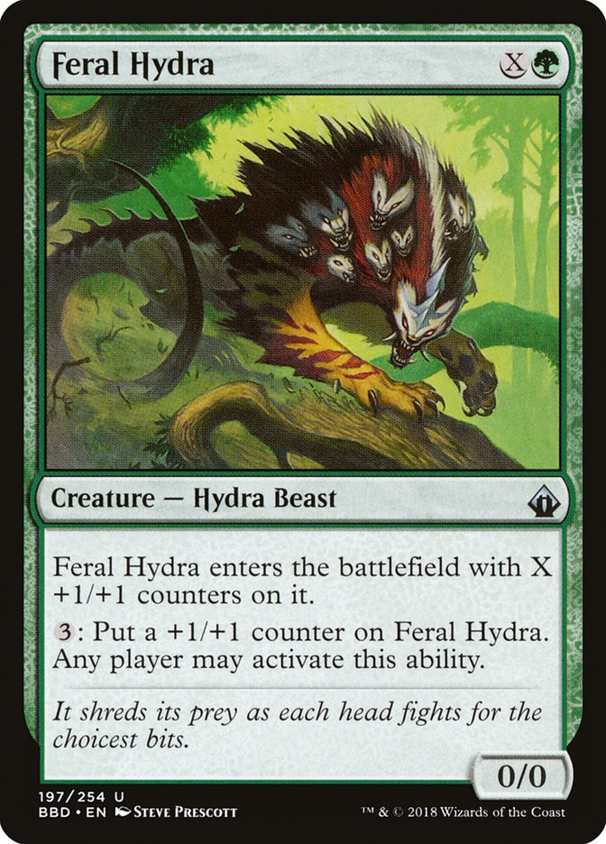 Feral Hydra [Battlebond] | Mothership Books and Games TX