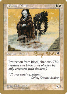 Soltari Monk (Brian Hacker) [World Championship Decks 1998]