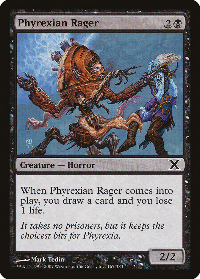 Phyrexian Rager [Tenth Edition] | Mothership Books and Games TX