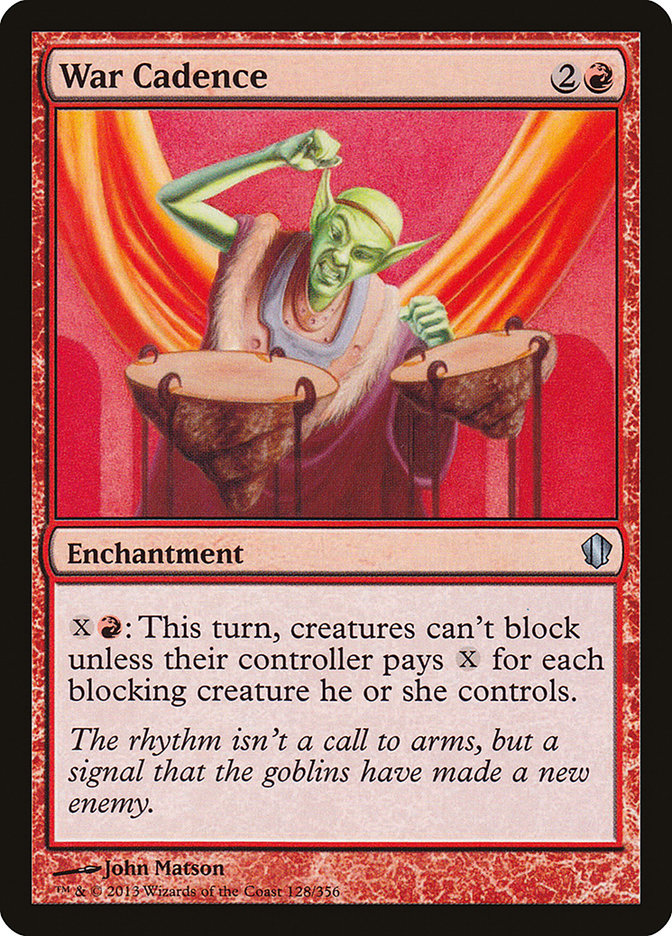 War Cadence [Commander 2013] | Mothership Books and Games TX