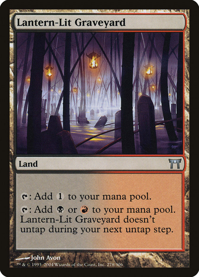 Lantern-Lit Graveyard [Champions of Kamigawa] | Mothership Books and Games TX