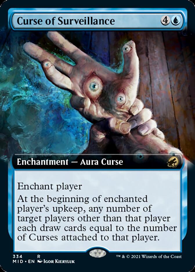 Curse of Surveillance (Extended Art) [Innistrad: Midnight Hunt]