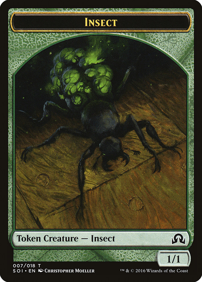 Insect Token [Shadows over Innistrad Tokens] | Mothership Books and Games TX