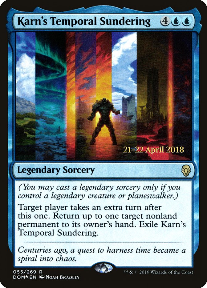Karn's Temporal Sundering [Dominaria Prerelease Promos] | Mothership Books and Games TX