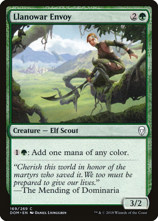 Llanowar Envoy [Dominaria] | Mothership Books and Games TX
