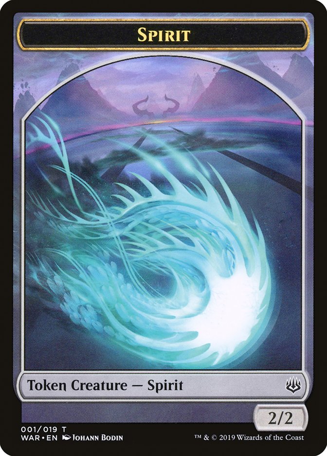 Spirit Token [War of the Spark Tokens] | Mothership Books and Games TX