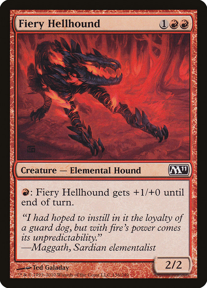 Fiery Hellhound [Magic 2011] | Mothership Books and Games TX