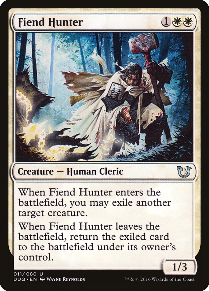 Fiend Hunter [Duel Decks: Blessed vs. Cursed] | Mothership Books and Games TX