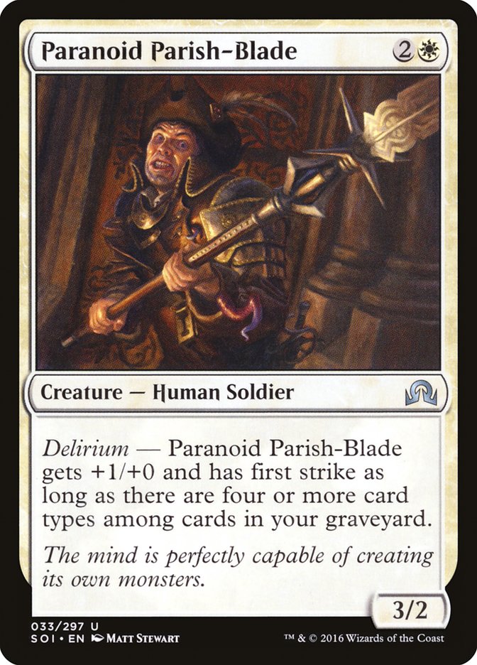 Paranoid Parish-Blade [Shadows over Innistrad] | Mothership Books and Games TX