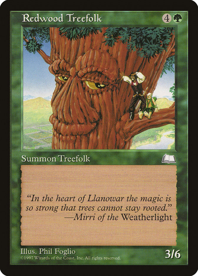 Redwood Treefolk [Weatherlight] | Mothership Books and Games TX