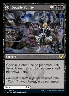 Selfless Glyphweaver // Deadly Vanity [Strixhaven: School of Mages]