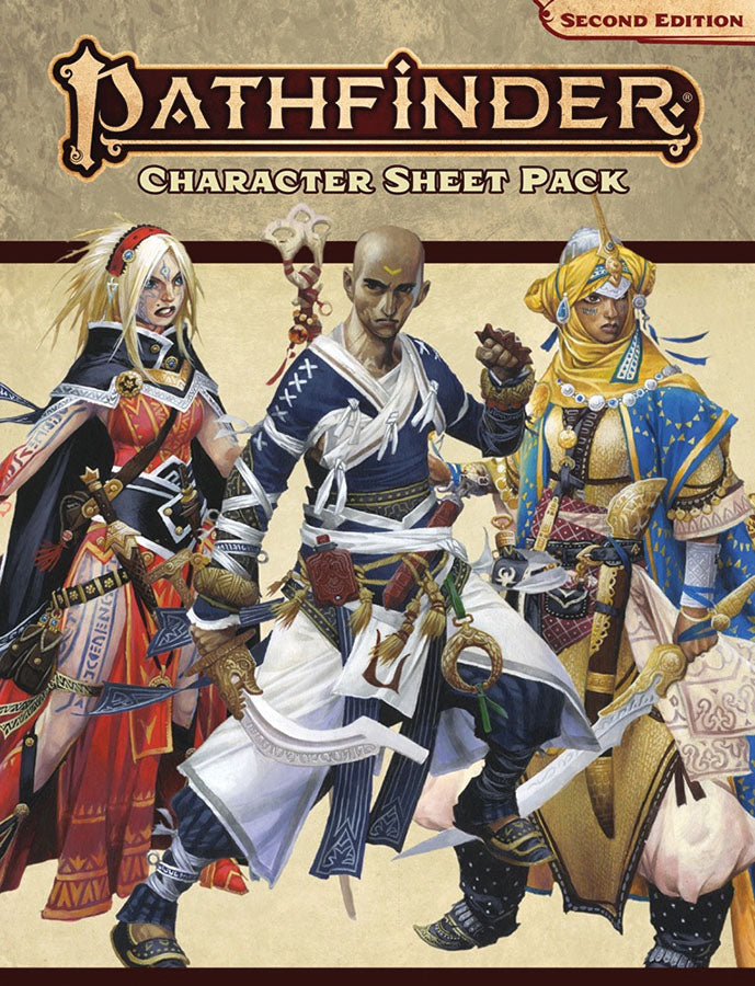 Pathfinder RPG: Character Sheet Pack (P2) - [CLEARANCE]