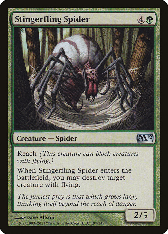 Stingerfling Spider [Magic 2012] | Mothership Books and Games TX