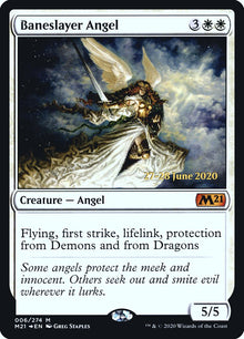 Baneslayer Angel [Core Set 2021 Prerelease Promos]