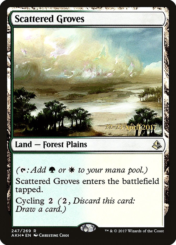 Scattered Groves [Amonkhet Prerelease Promos] | Mothership Books and Games TX