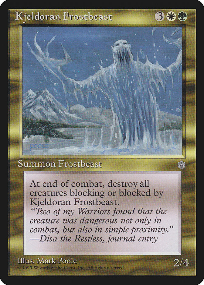Kjeldoran Frostbeast [Ice Age] | Mothership Books and Games TX