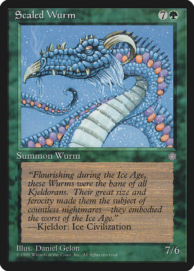 Scaled Wurm [Ice Age] | Mothership Books and Games TX