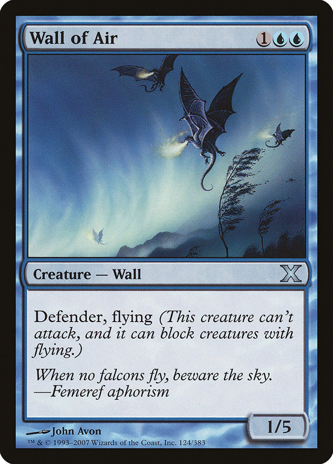 Wall of Air [Tenth Edition] | Mothership Books and Games TX
