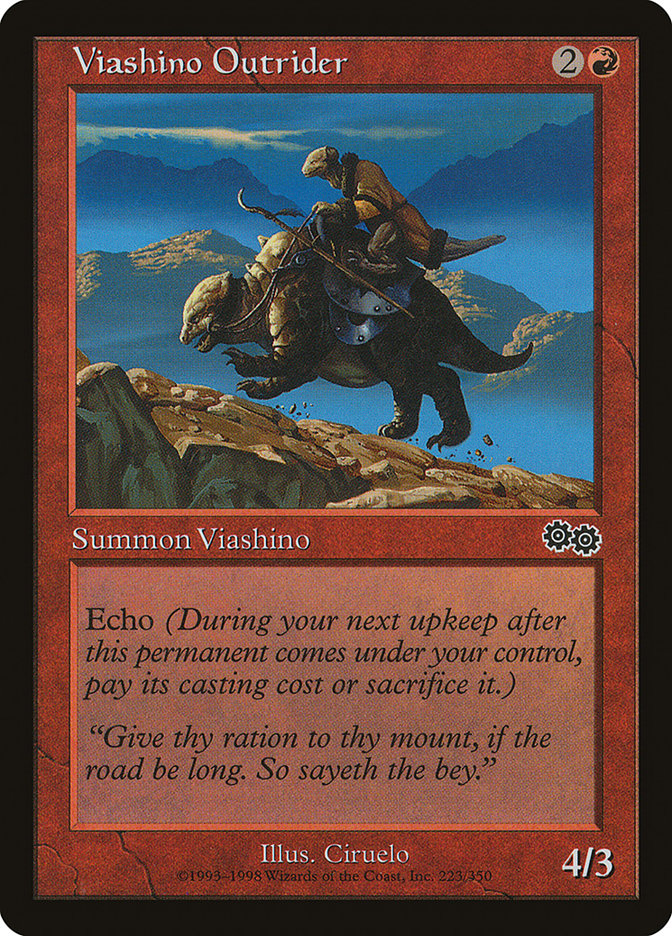 Viashino Outrider [Urza's Saga] | Mothership Books and Games TX