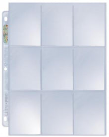 Ultra Pro 9-Pocket Platinum Page for Standard Size Cards