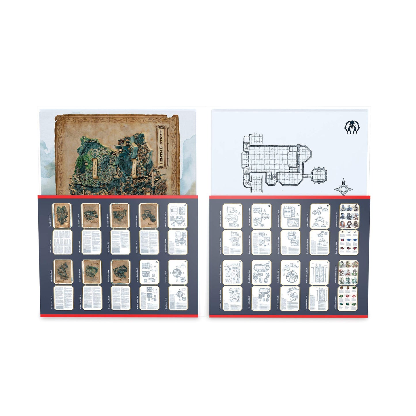 D&D Guildmasters' Guide to Ravnica Maps and Miscellany - [CLEARANCE]