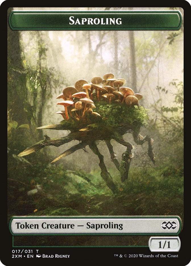 Marit Lage // Saproling Double-Sided Token [Double Masters Tokens]