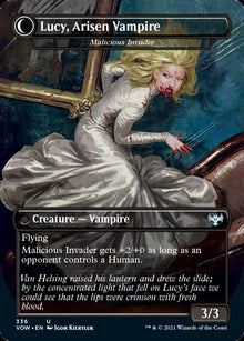 Innocent Traveler // Malicious Invader - Lucy Westenra // Lucy, Arisen Vampire [Innistrad: Crimson Vow]