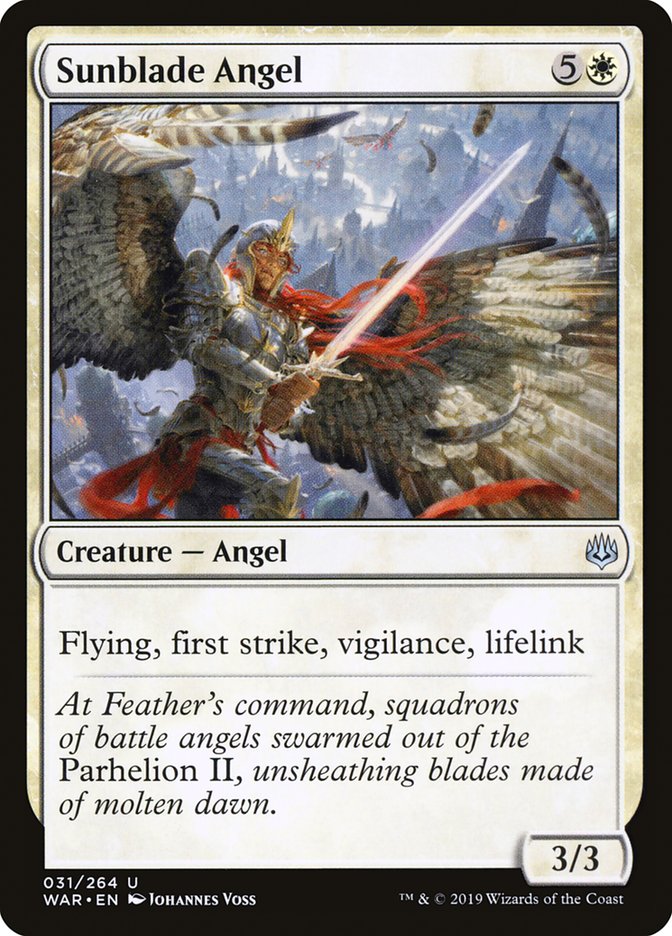 Sunblade Angel [War of the Spark] | Mothership Books and Games TX