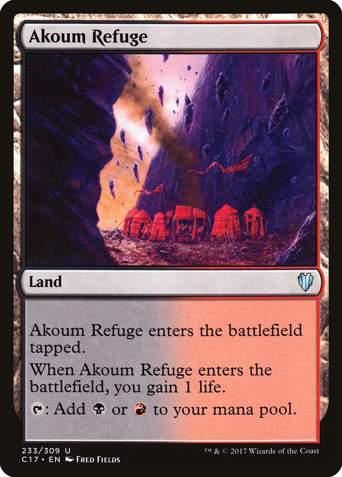 Akoum Refuge [Commander 2017] | Mothership Books and Games TX
