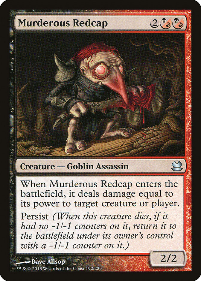 Murderous Redcap [Modern Masters] | Mothership Books and Games TX