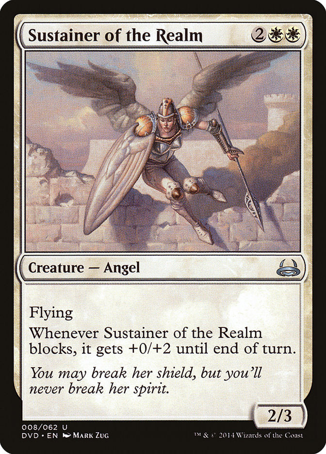 Sustainer of the Realm (Divine vs. Demonic) [Duel Decks Anthology]