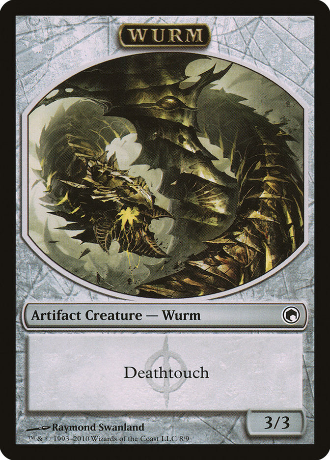 Wurm Token (8/9) [Scars of Mirrodin Tokens] | Mothership Books and Games TX