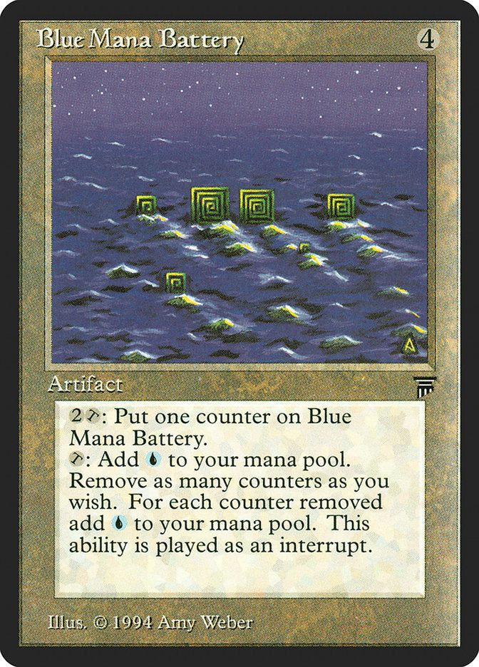 Blue Mana Battery [Legends] | Mothership Books and Games TX