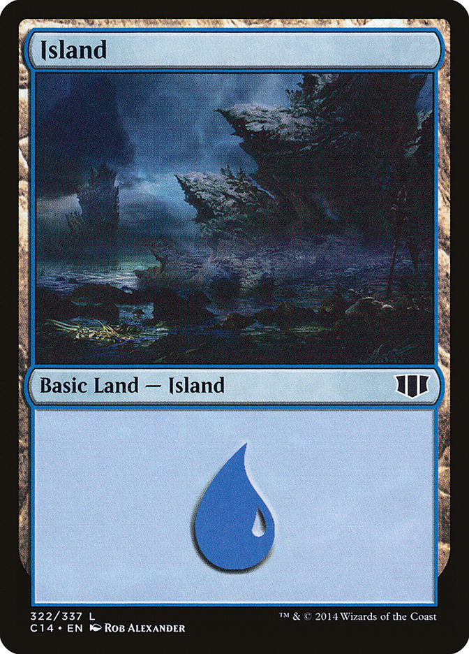 Island (322) [Commander 2014] | Mothership Books and Games TX