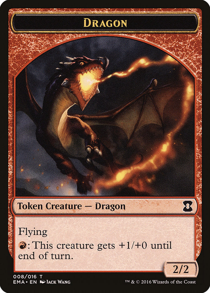 Dragon Token [Eternal Masters Tokens] | Mothership Books and Games TX