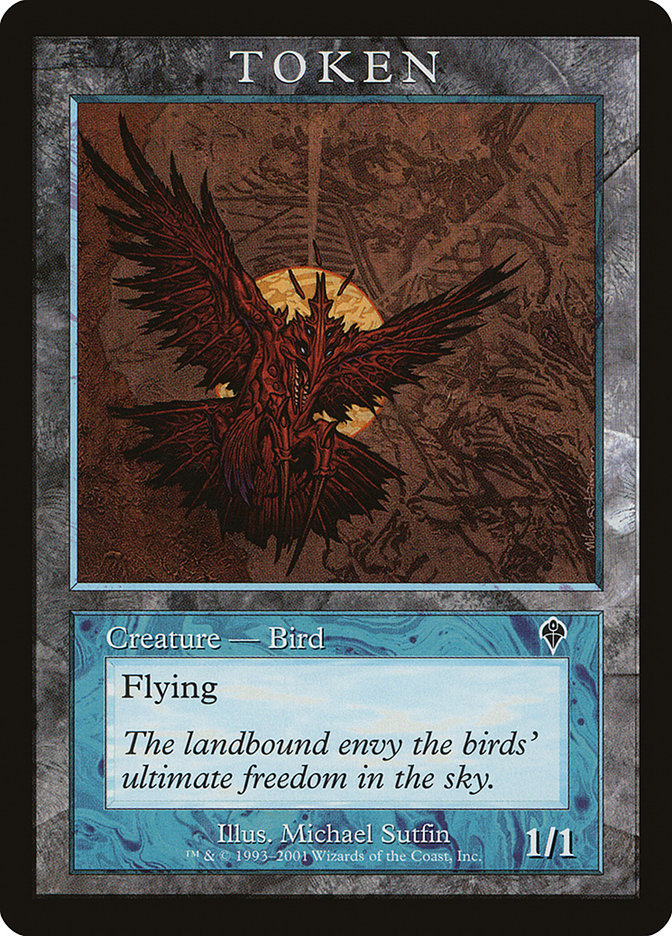 Bird Token [Magic Player Rewards 2001] | Mothership Books and Games TX