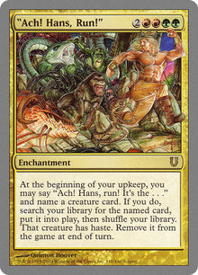 "Ach! Hans, Run!" [Unhinged]
