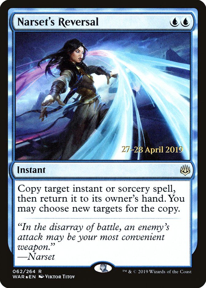 Narset's Reversal [War of the Spark Prerelease Promos] | Mothership Books and Games TX