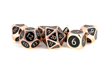 16mm Metal Enamel Polyhedral Dice Set