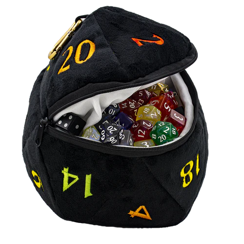 Ultra Pro D20 Plush Dice Bag - Rainbow